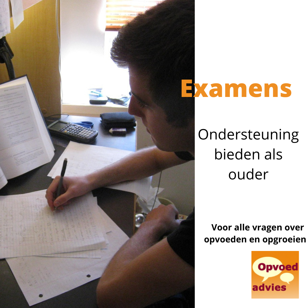 examen ondersteunen helpen ouder